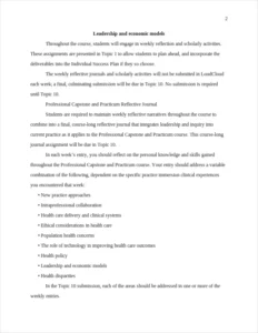 leadership and economic models – page 2