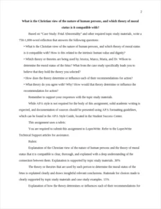 what is the christian view of the nature of human persons – page 2