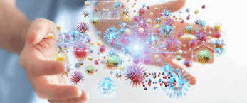 Hands portraying to be handling some germs/viruses - Nursing Research Paper Topics About Infection Control