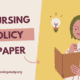 nursing policy paper