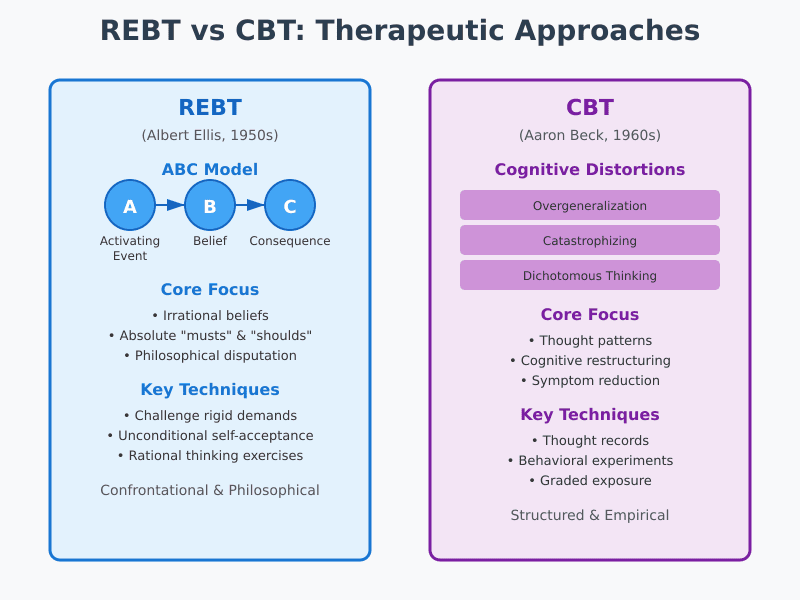 REBT vs CBT