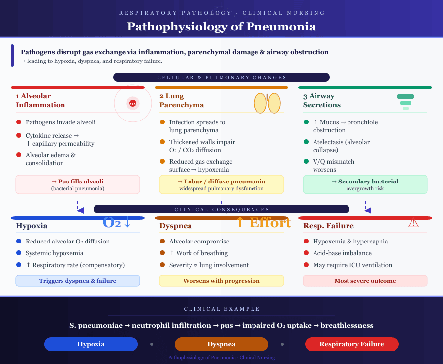 Pneumonia Pathophysiology and Nursing Care