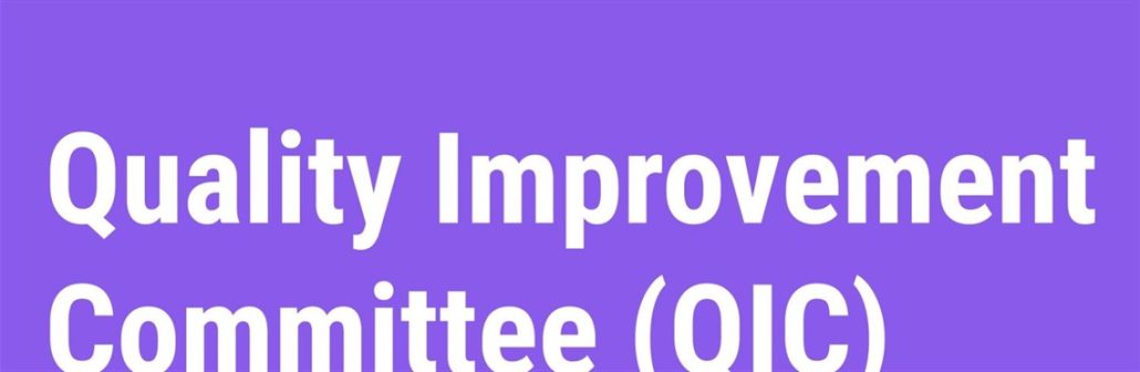 Scholarly Activity-Quality Improvement Committee Meeting