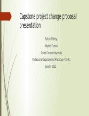 Project Change Proposal Presentation-Nursing Examples