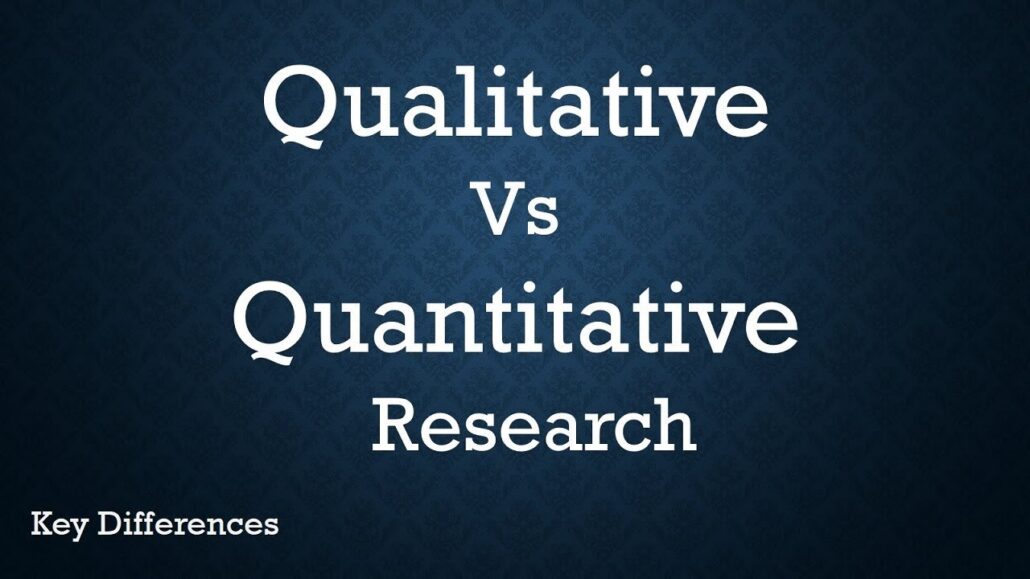 
Qualitative and Quantitative Studies-nursing Paper Examples