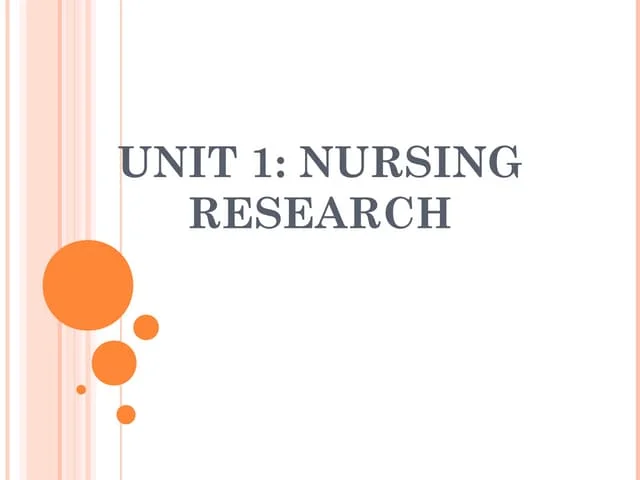 Research and Content Organization-Nursing Paper Examples