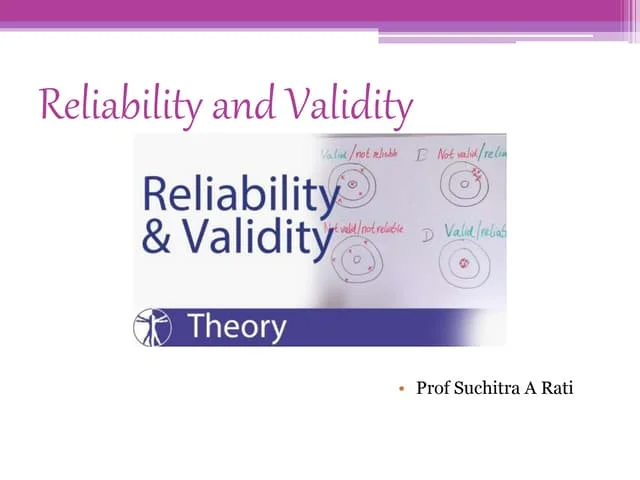 Validity and Reliability-Nursing Paper Examples