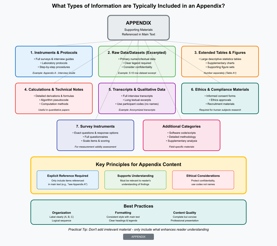 How to Write a Research Paper Appendix