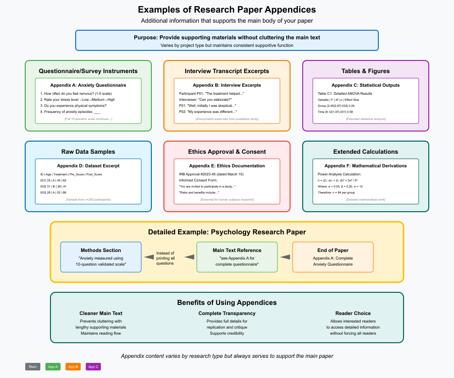 How to Write a Research Paper Appendix