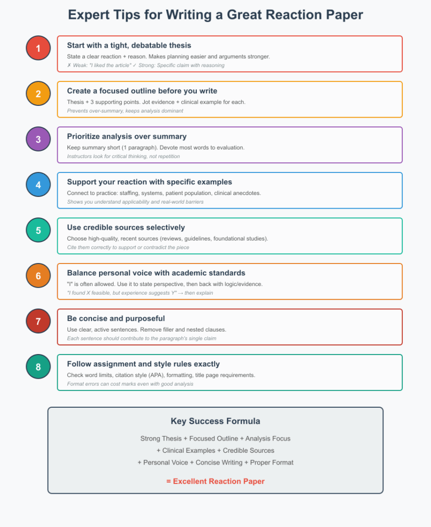 How to Write a Reaction Paper