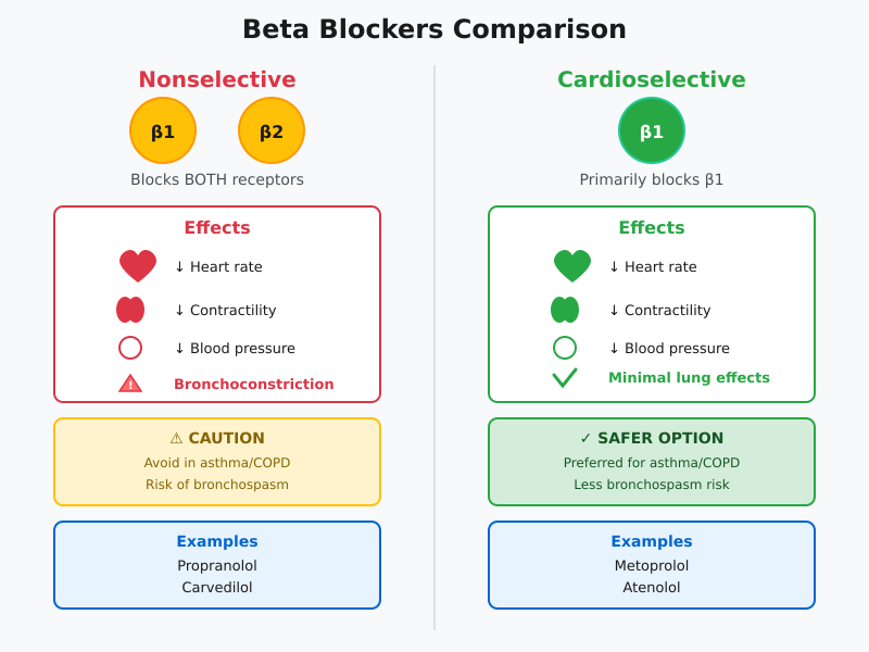 Nonselective Beta Blockers