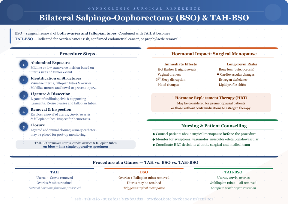 Total Abdominal Hysterectomy (TAH) and Bilateral Salpingo-Oophorectomy