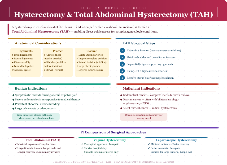 Total Abdominal Hysterectomy (TAH) and Bilateral Salpingo-Oophorectomy