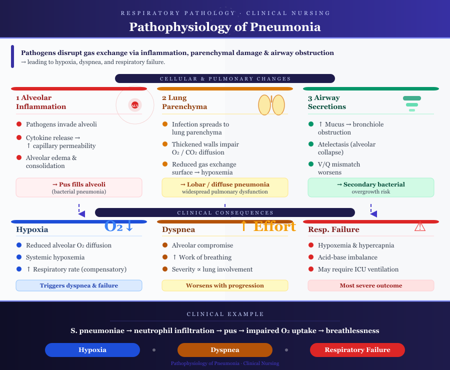 Pneumonia Pathophysiology and Nursing Care
