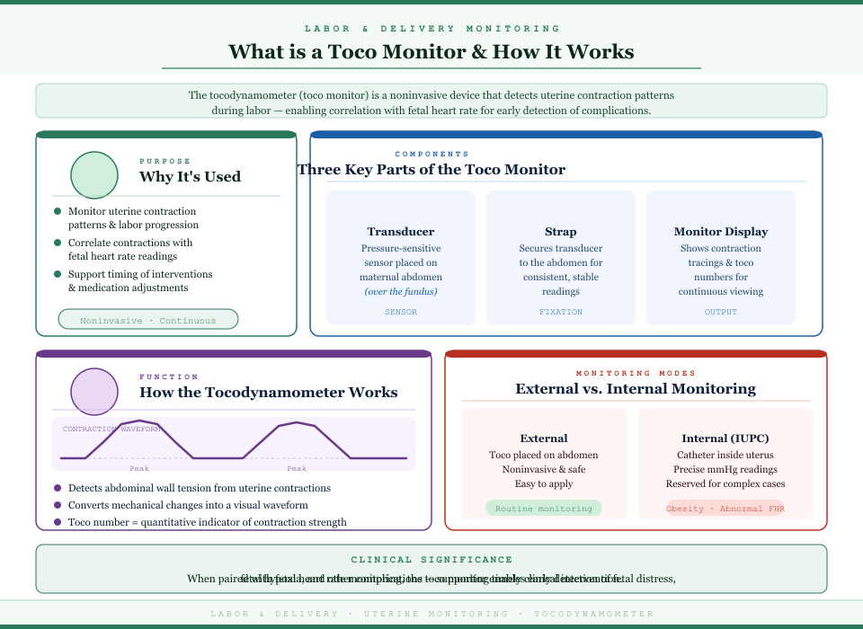How to Read a Toco Monitor
