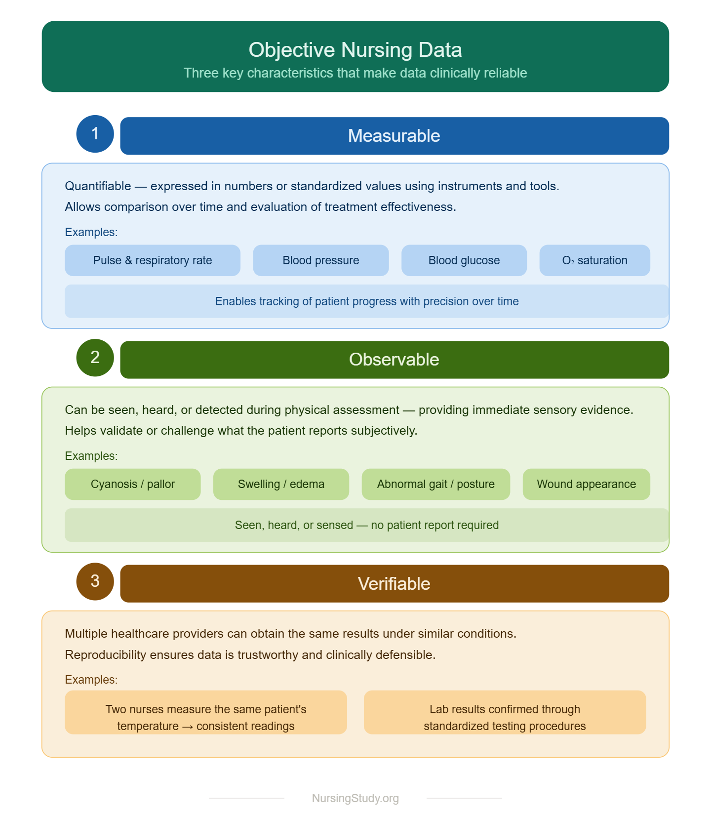 Subjective vs Objective Data in Nursing