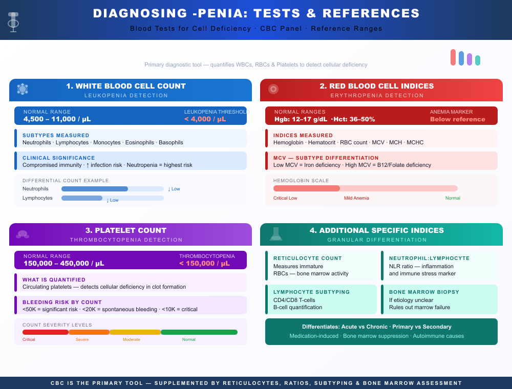 the -penia Meaning in Medical Terms